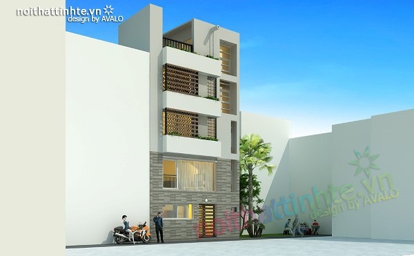 Thiết kế nội thất nhà 5 tầng bởi Avalo