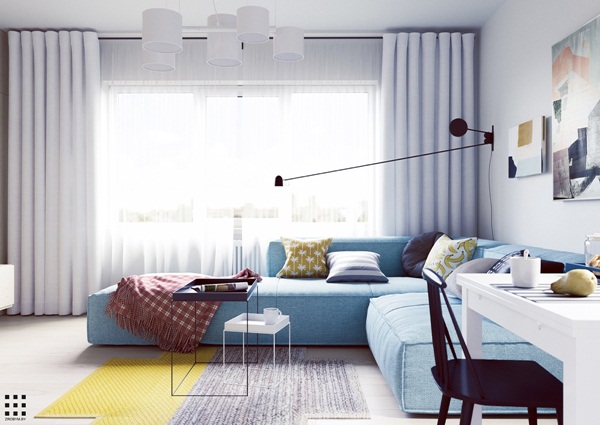 Thiết kế nội thất Scandinavian nhẹ nhàng cho căn hộ như mơ