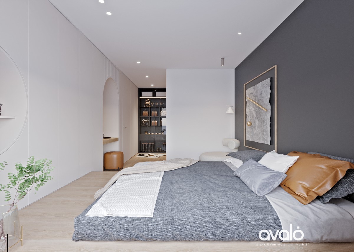 Thiết kế chung cư 2 phòng ngủ hiện đại bởi Avalo