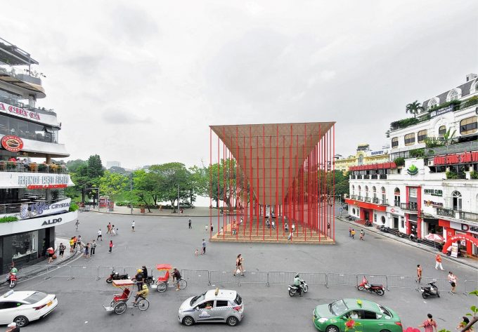Thiết kế Pavilion Cổng Sáng Tạo (Lễ hội thiết kế sáng tạo Hà Nội 2022-UNESCO)