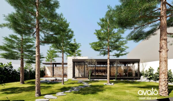 Thiết kế nội thất nhà 1 tầng sang trọng, hiện đại 2024