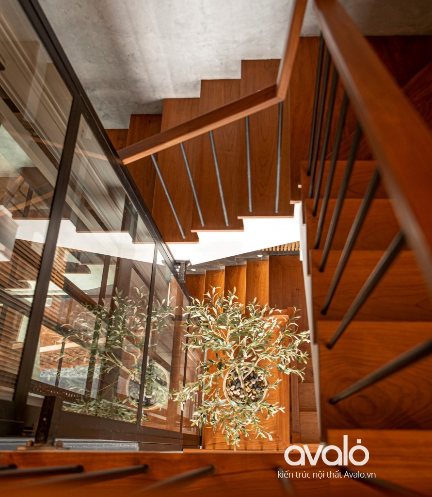Thiết kế biệt thự nội thất gỗ hiện đại, sang trọng