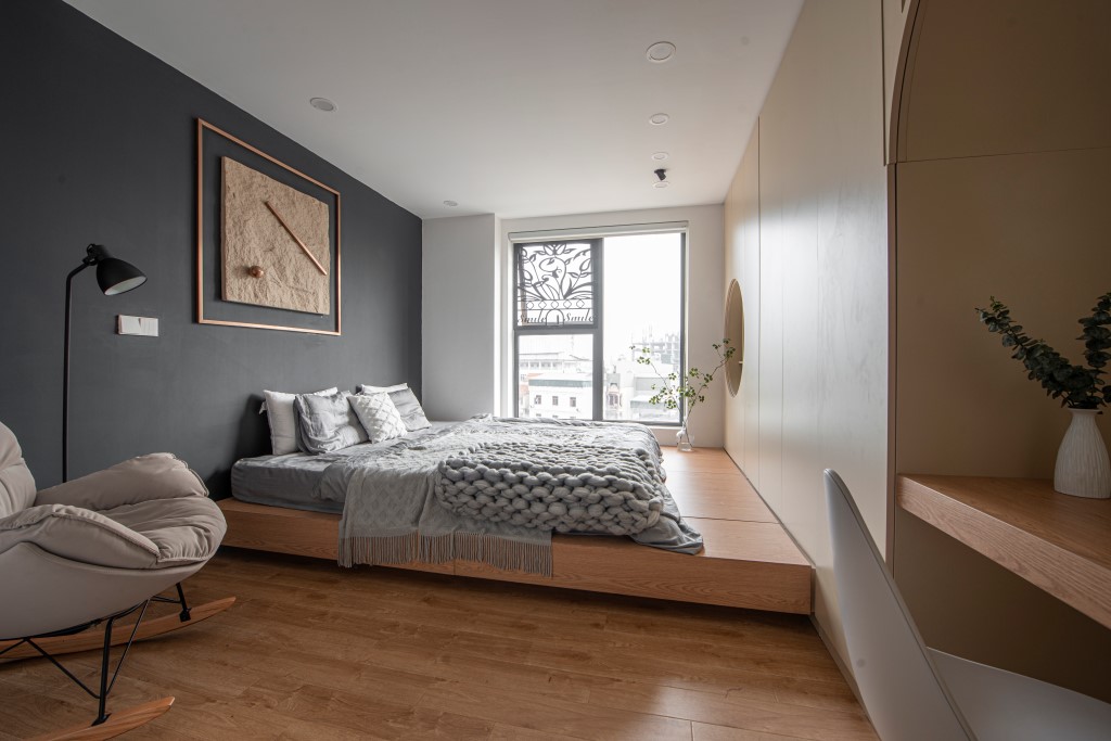 Phòng ngủ trong thiết kế chung cư phong cách hiện đại