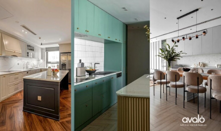35+ Mẫu thiết kế nội thất phòng bếp biệt thự hiện đại, đẳng cấp