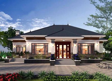 20+ mẫu nhà đẹp 1 tầng 3 phòng ngủ hiện đại, tiện nghi nhất