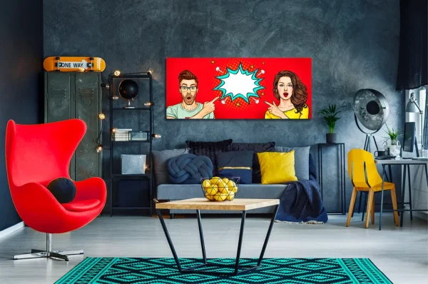 Đột phá, nổi loạn với phong cách Pop Art trong thiết kế nội thất