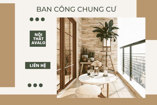 20+ ý tưởng thiết kế ban công chung cư đẹp, độc đáo