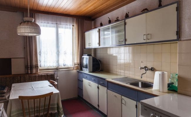 Trang trí bếp chung cư Minimalism