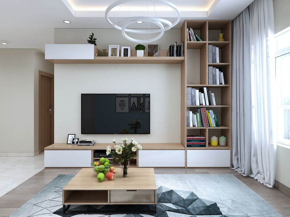 Xác định chất liệu khi thiết kế nội thất căn hộ chung cư 68m2