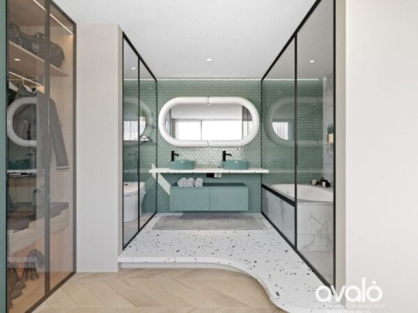 Tổng hợp 55+ mẫu thiết kế phòng tắm chung cư nhỏ đẹp nhất hiện nay