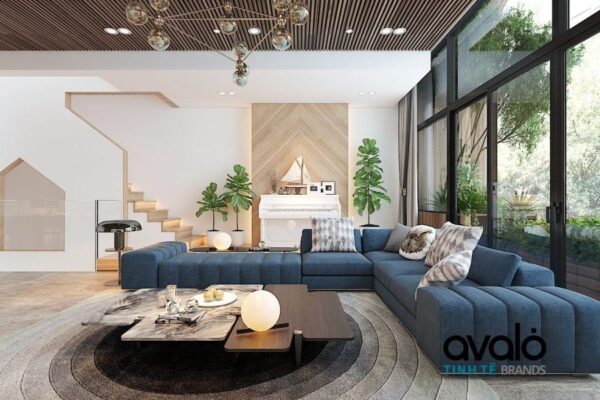 [HOT] 60+ Mẫu Thiết Kế Phòng Khách Nhà Ống Có Cầu Thang Đẹp Nhất