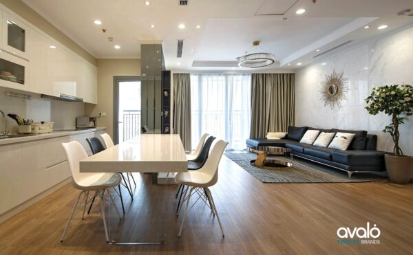 Cách bố trí bếp trong căn hộ chung cư đẹp, tiện nghi, hợp phong thủy