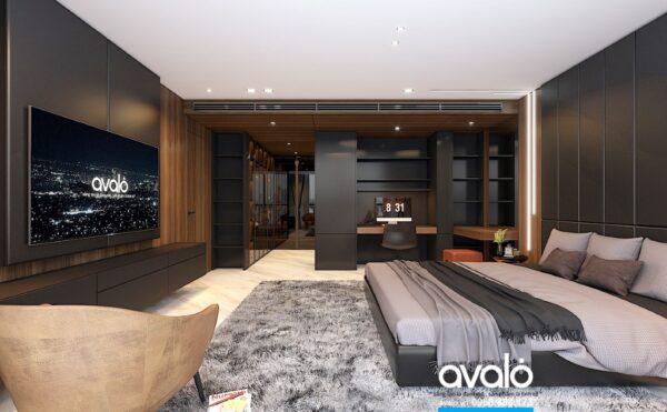 Thiết kế nội thất chung cư 1 phòng ngủ phong cách hiện đại