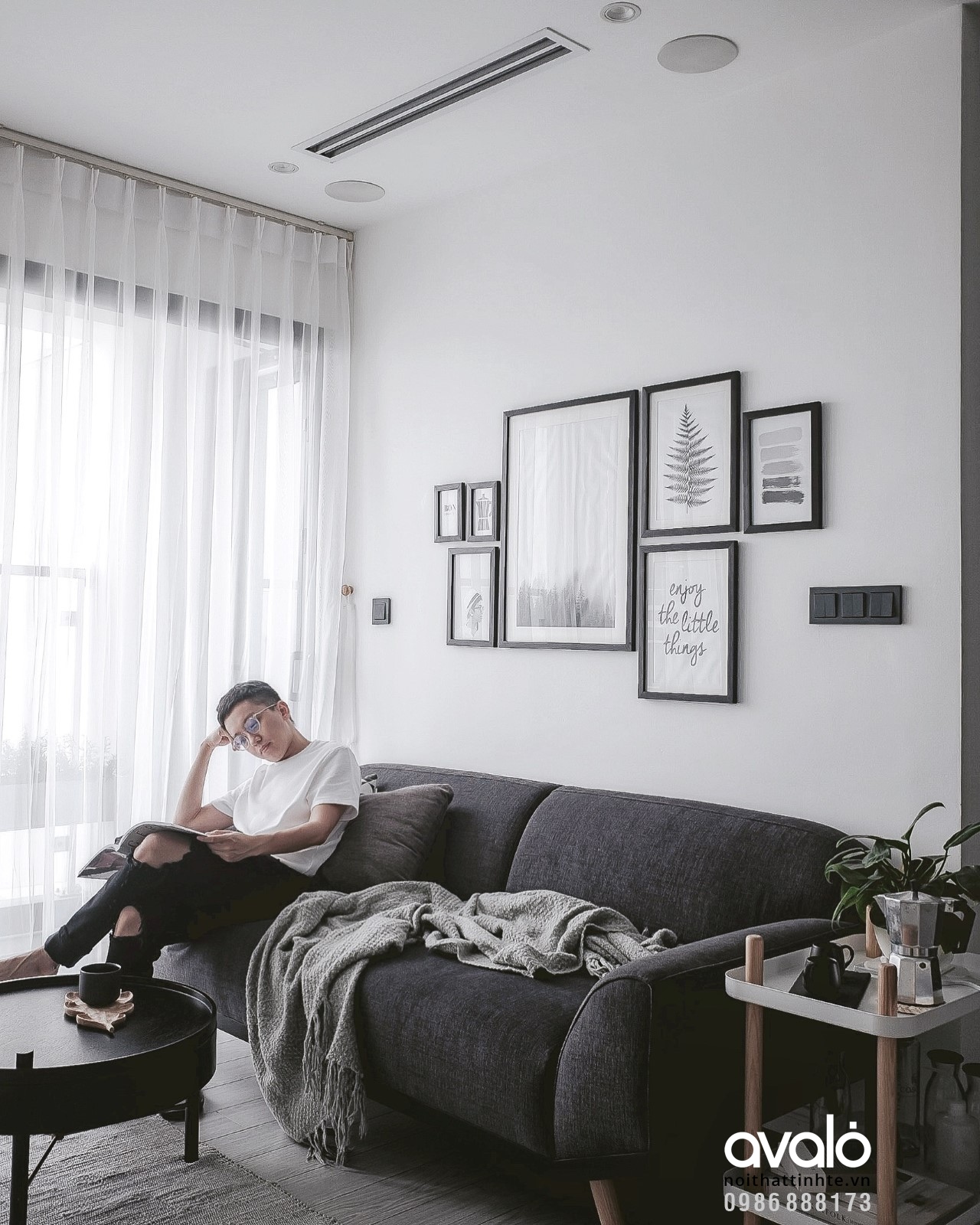 Cách bố trí nhà chung cư 60m2 cho phòng khách