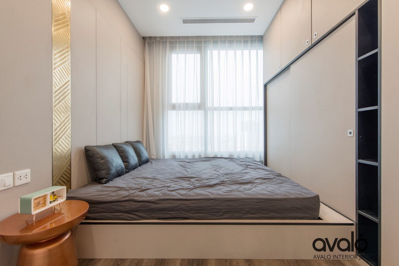 Bố trí phòng ngủ của master