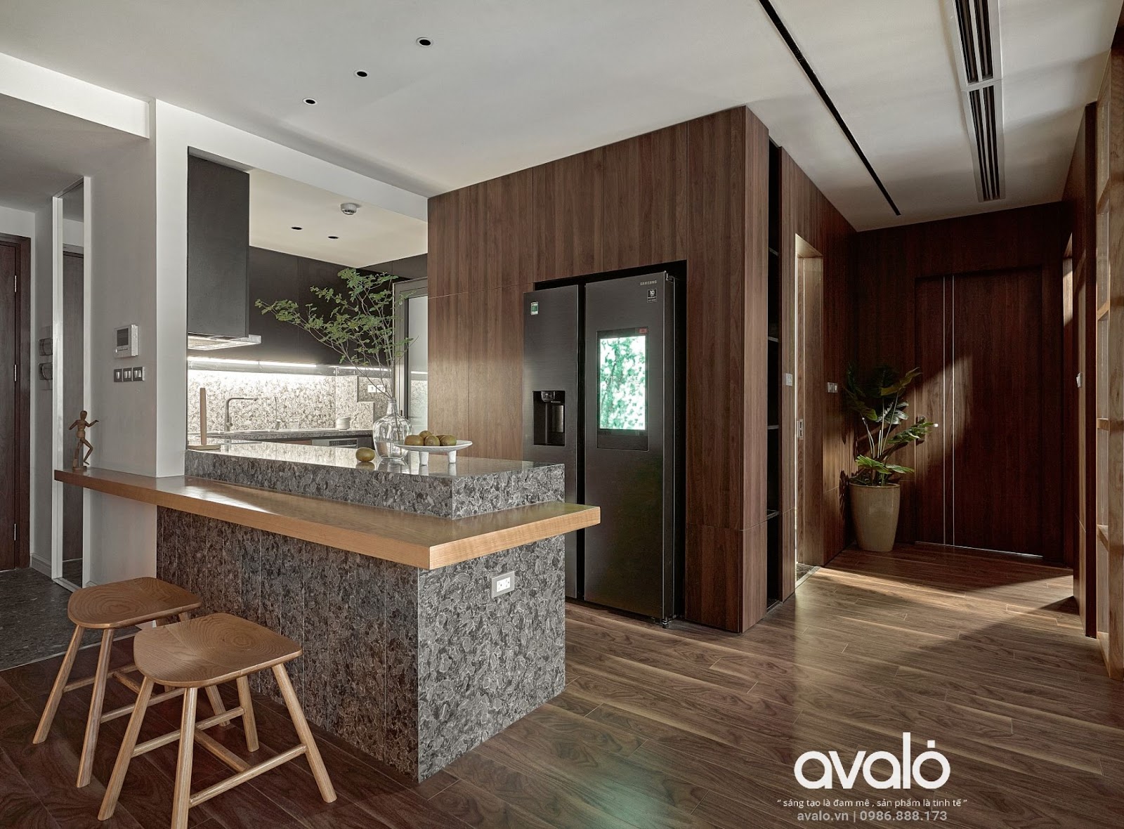 chung cu phong cach indochine 4 17431 Cảnh quan được bố trí khoa học tạo nên sự thoải mái