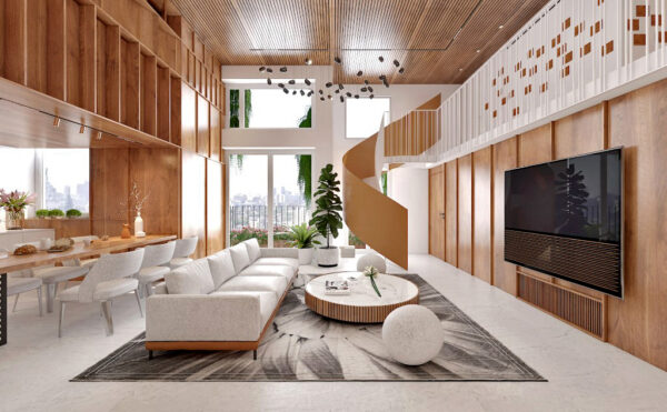 Giá căn hộ chung cư 50m2 thiết kế theo phong cách hiện đại