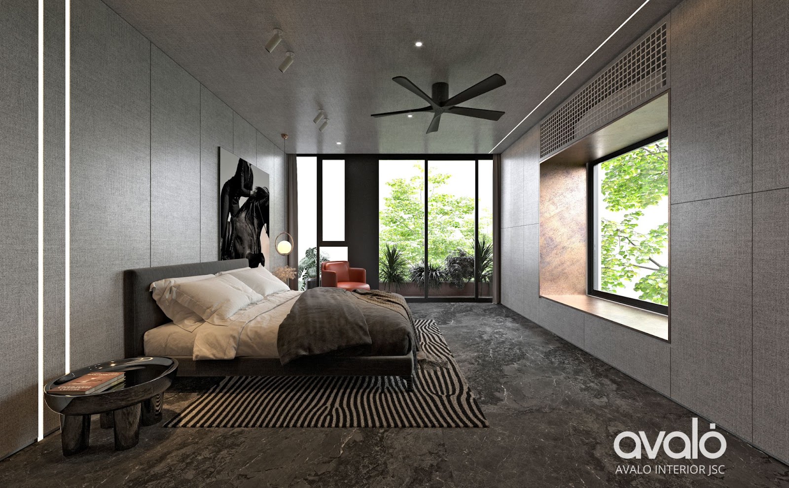 noi that phong ngu nha pho 2 25065 Chú ý đến vấn đề đặt giường trong phòng ngủ nhà phố