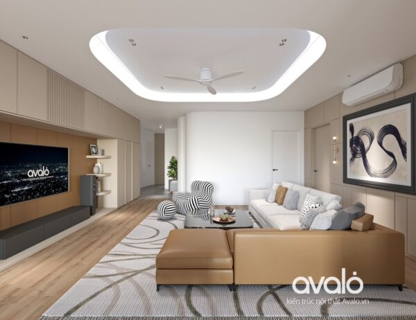 Bí quyết thiết kế nội thất căn hộ chung cư 68m2 đẹp và tiện nghi