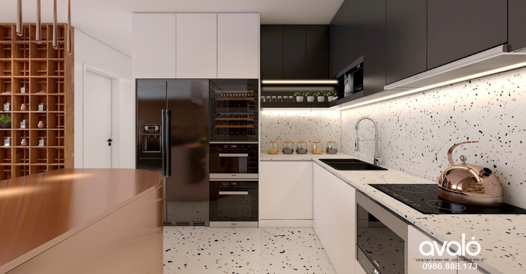 ban ve thiet ke noi that chung cu 1 17459 Căn hộ chung cư nội thất theo phong cách hiện đại