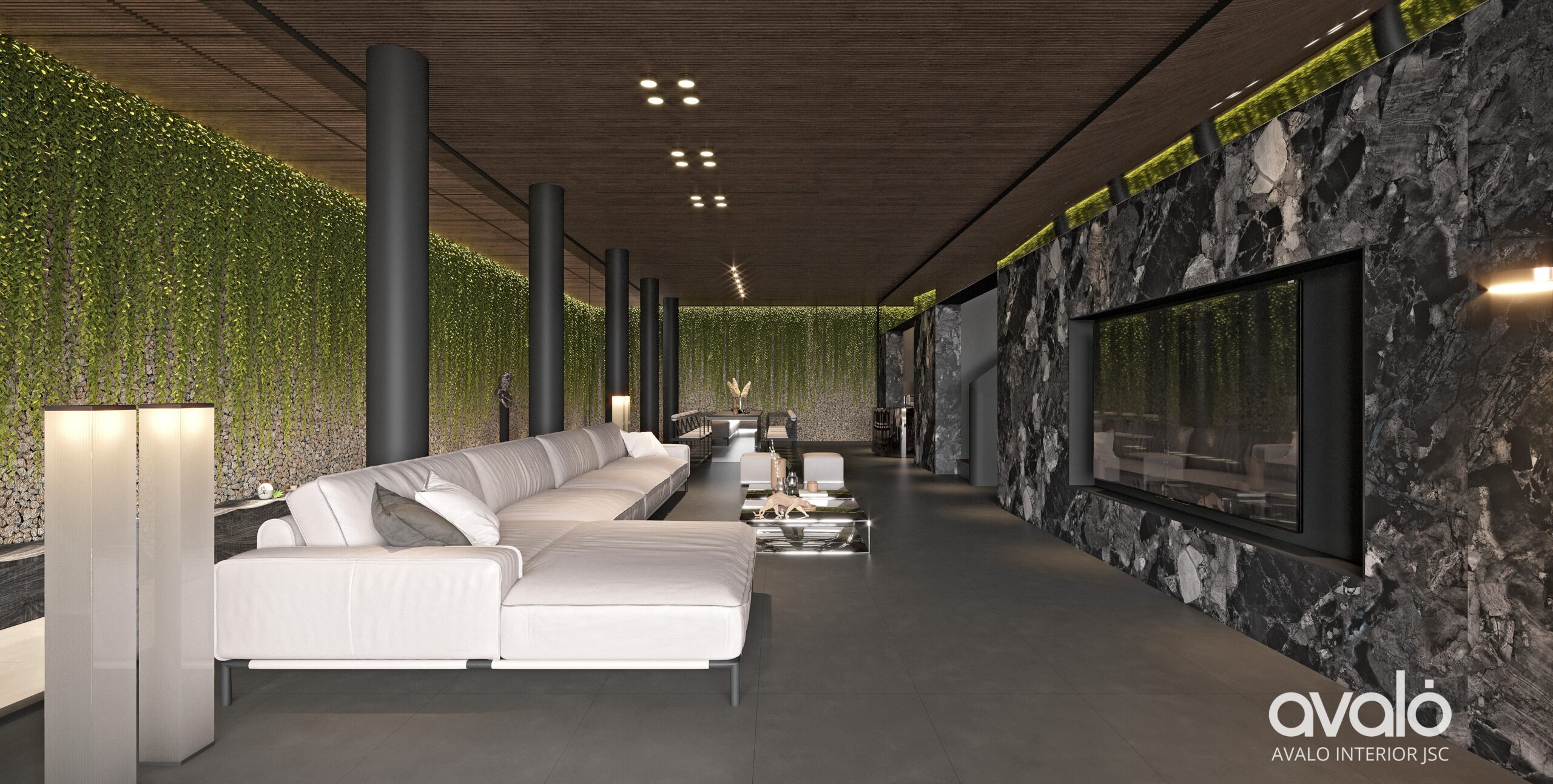 Các gia chủ có thể sử dụng bàn ghế áp sàn cho phòng khách khi decor nhà chung cư 