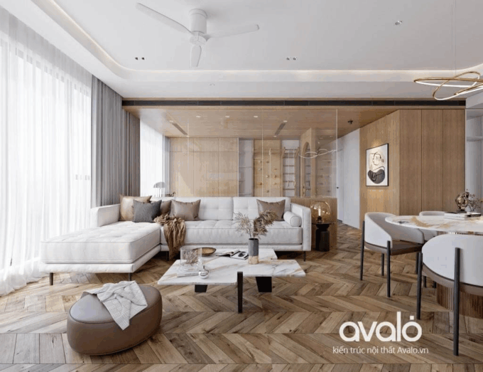 Bí quyết thiết kế nội thất chung cư 65m2 vừa đẹp vừa tiết kiệm chi phí