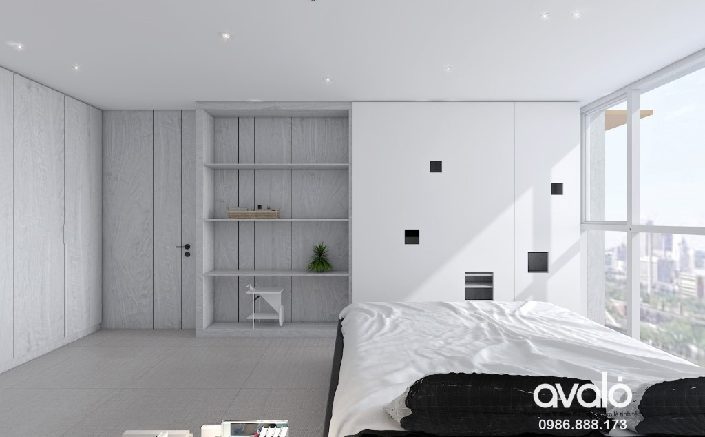 mau nha chung cu dep 70m2 5 15616 Mẫu nhà chung cư đẹp 70m2 với đồ nội thất đa năng