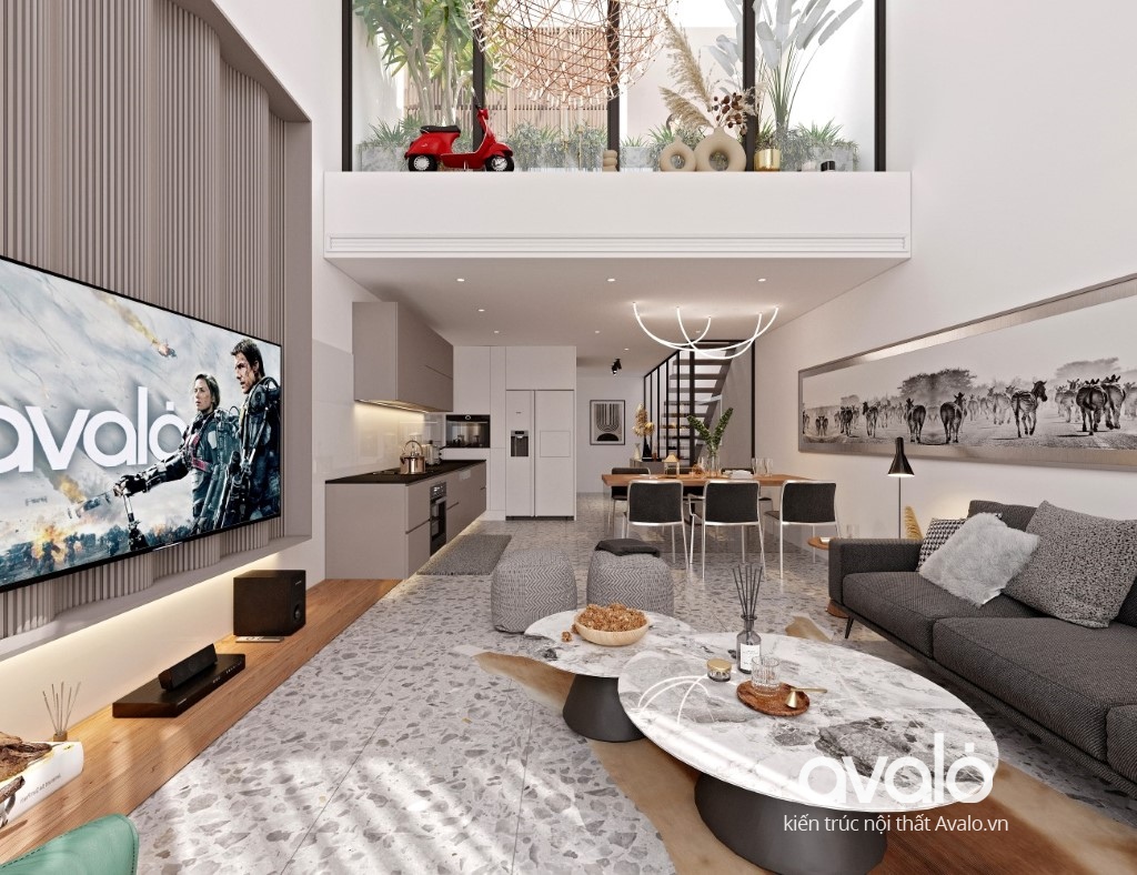 mau noi that nha pho dep 2 77411 Nhà phố phong cách hiện đại tinh tế