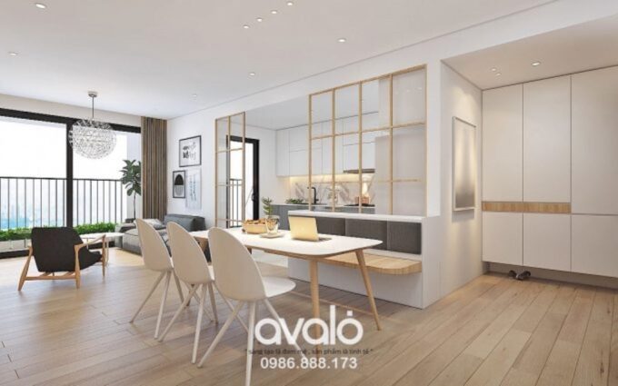 Mẫu thiết kế nhà bếp chung cư đẹp, sang trọng, khoa học nhất