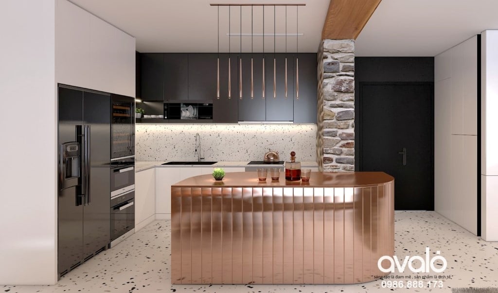 Đầu tư hệ thống ánh sáng phù hợp khi thiết kế bếp chung cư