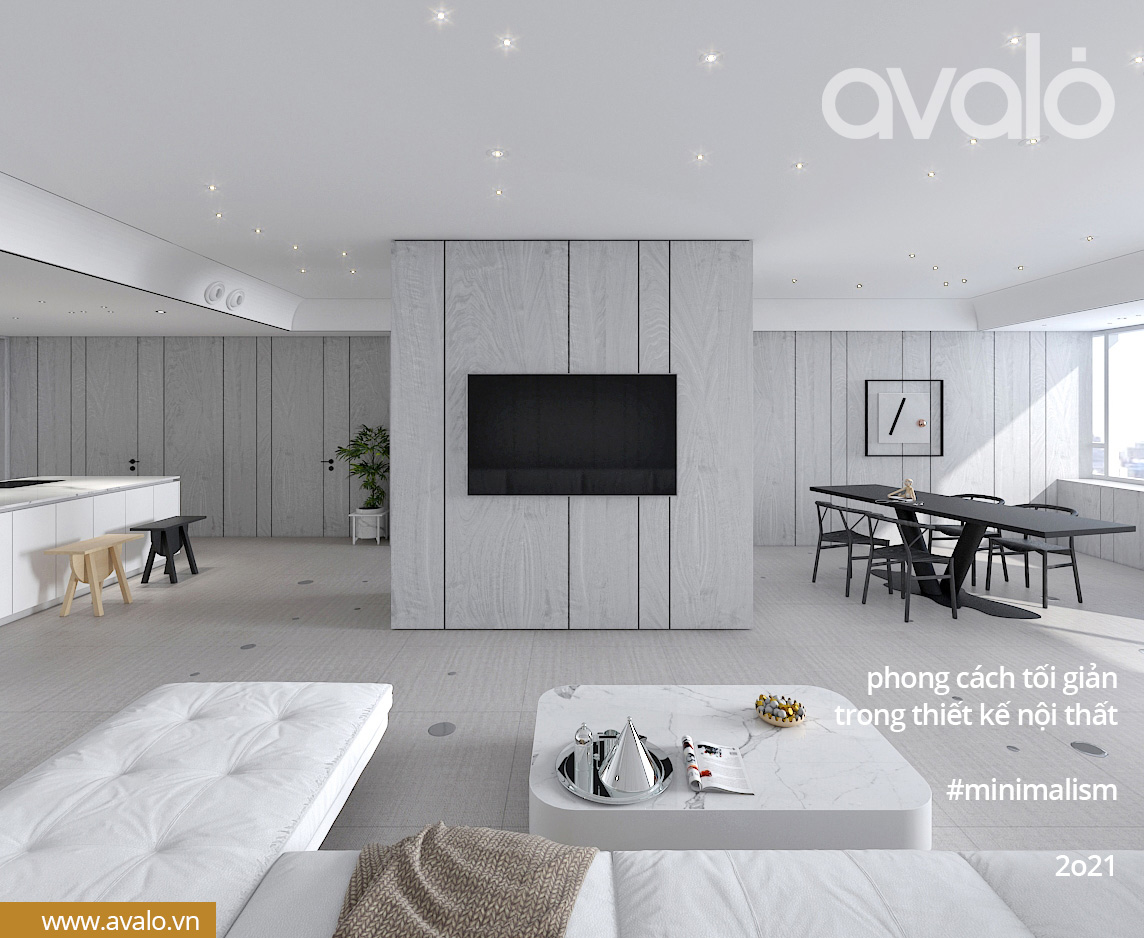 Nội thất biệt thự hiện đại và tinh tế với gỗ công nghiệp cao cấp 