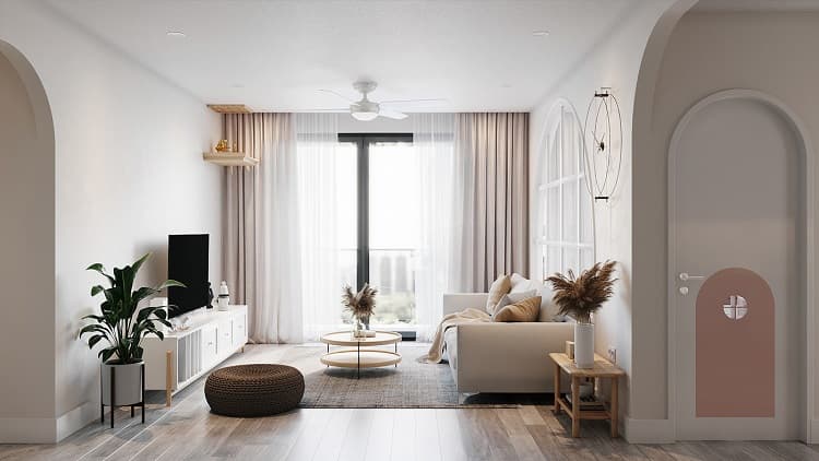 noi that phong khach bac au co su can bang giua tham my va cong nang Nội thất phòng khách Bắc Âu