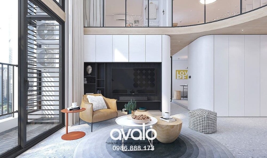 noi that phong khach nha pho 3m2 toi uu dien tich voi gam mau sang 59816 Nội thất phòng khách nhà phố 3m2 tối ưu diện tích với gam màu sáng