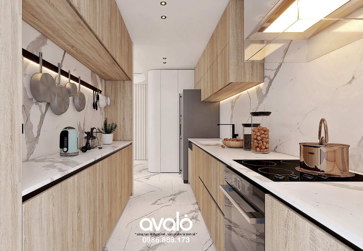 phong bep 2 89395 Phòng bếp tránh đối diện trực tiếp với cửa chính hoặc phòng ngủ
