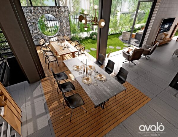 Lưu ý thiết kế nội thất phòng bếp biệt thự hiện đại