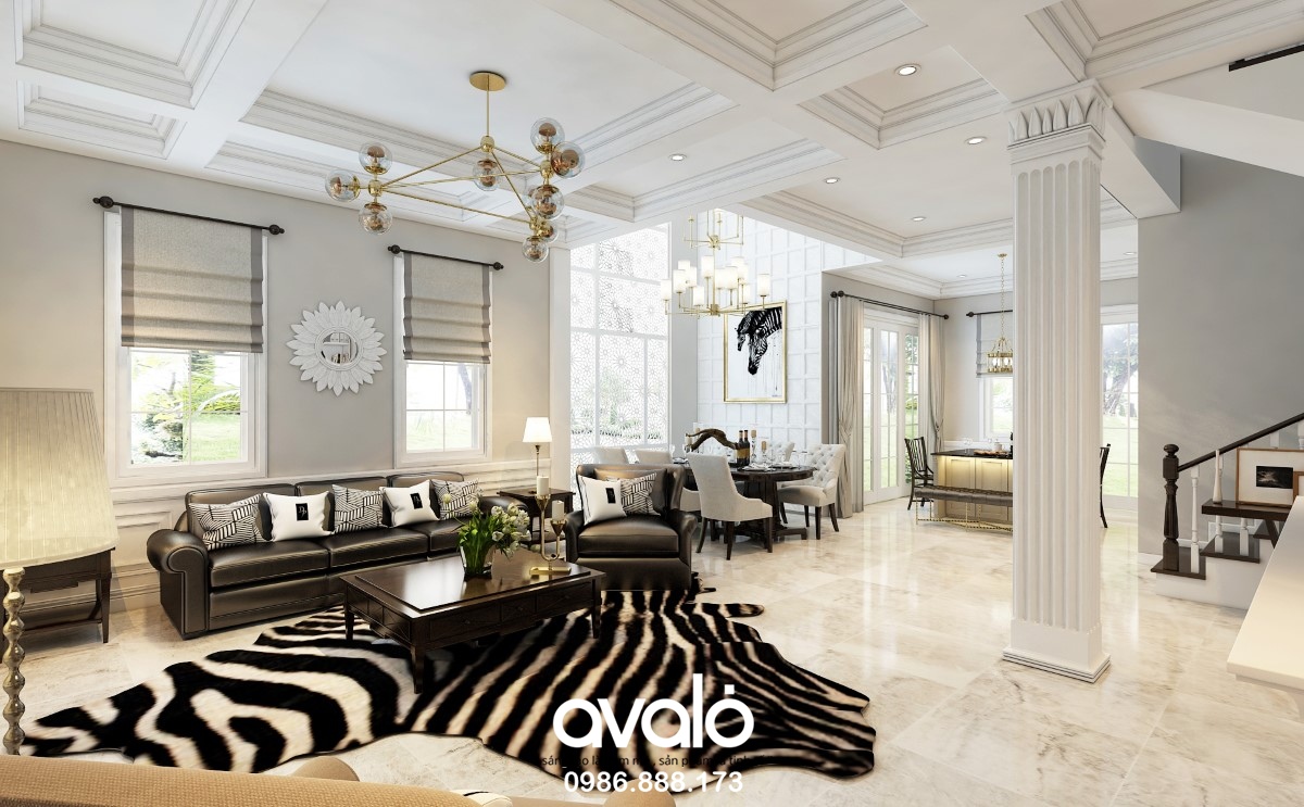 AVALO - Đơn vị thiết kế nội thất biệt thự uy tín hàng đầu