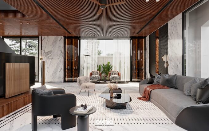 Giải pháp thiết kế nội thất biệt thự cao cấp tối ưu không gian