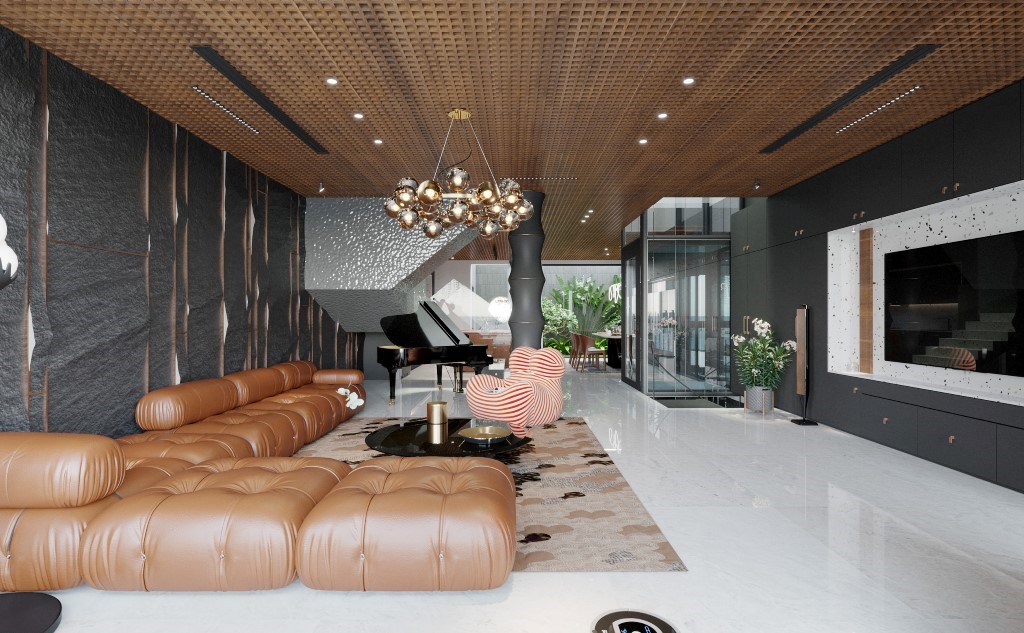 Thiết kế nội thất cho biệt thự phong cách Luxury hiện đại 