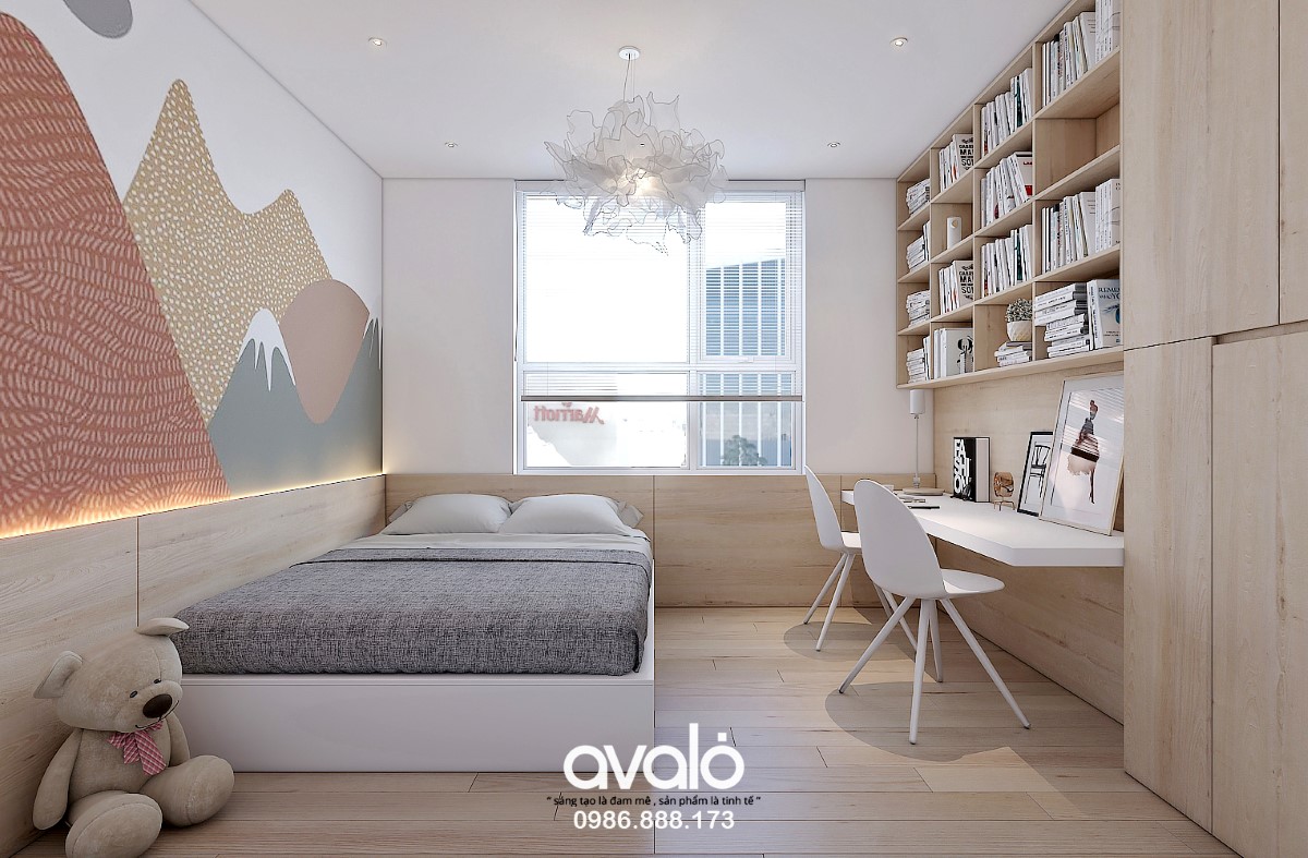 thiet ke noi that chung cu 1 98847 Thiết kế nội thất chung cư 95m2 theo nguyên lý phong thủy và công năng