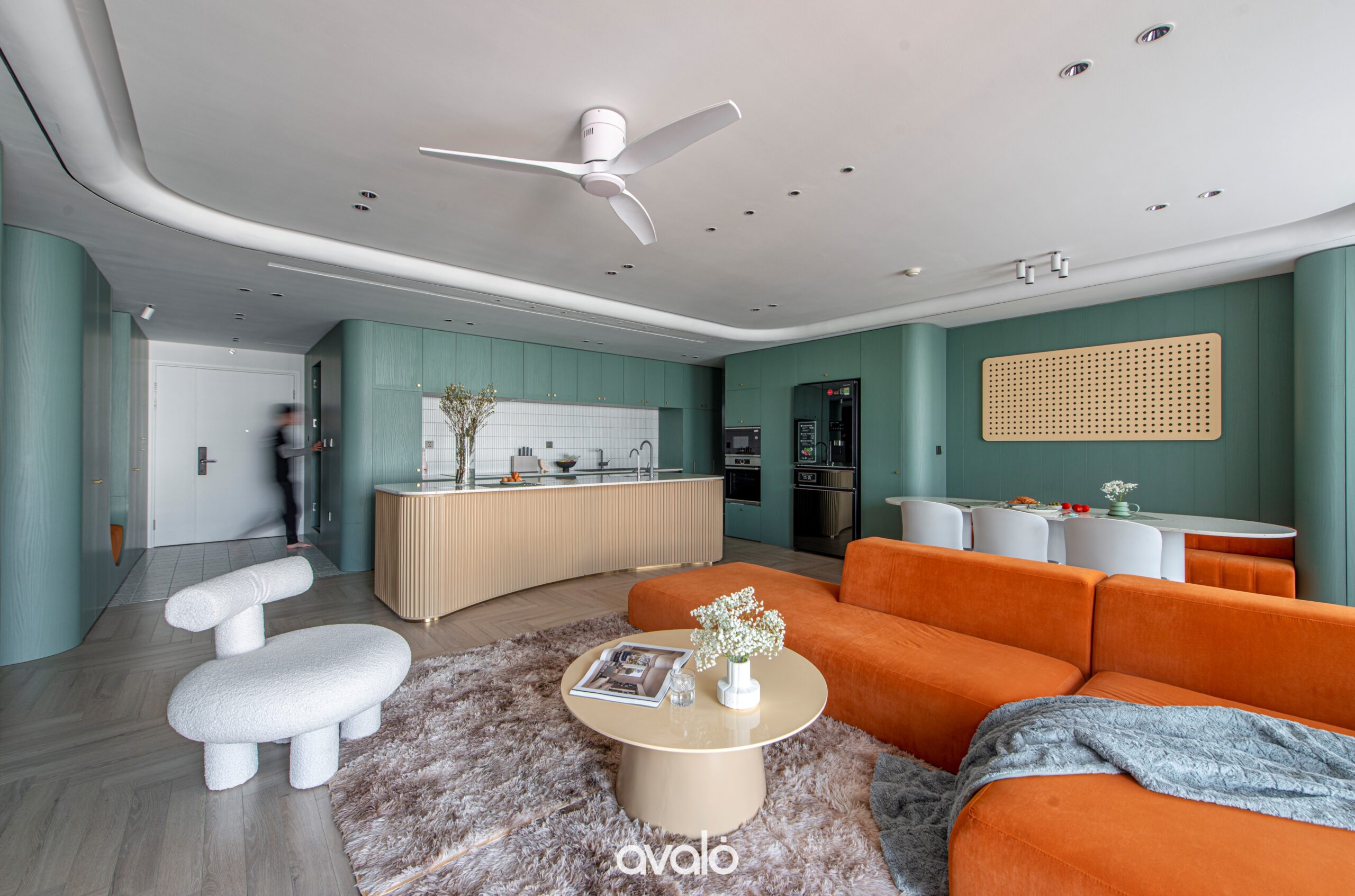 thiet ke noi that chung cu 105m2 thuong co khong gian sinh hoat chung thoang 77129 scaled Thiết kế nội thất chung cư 105m2