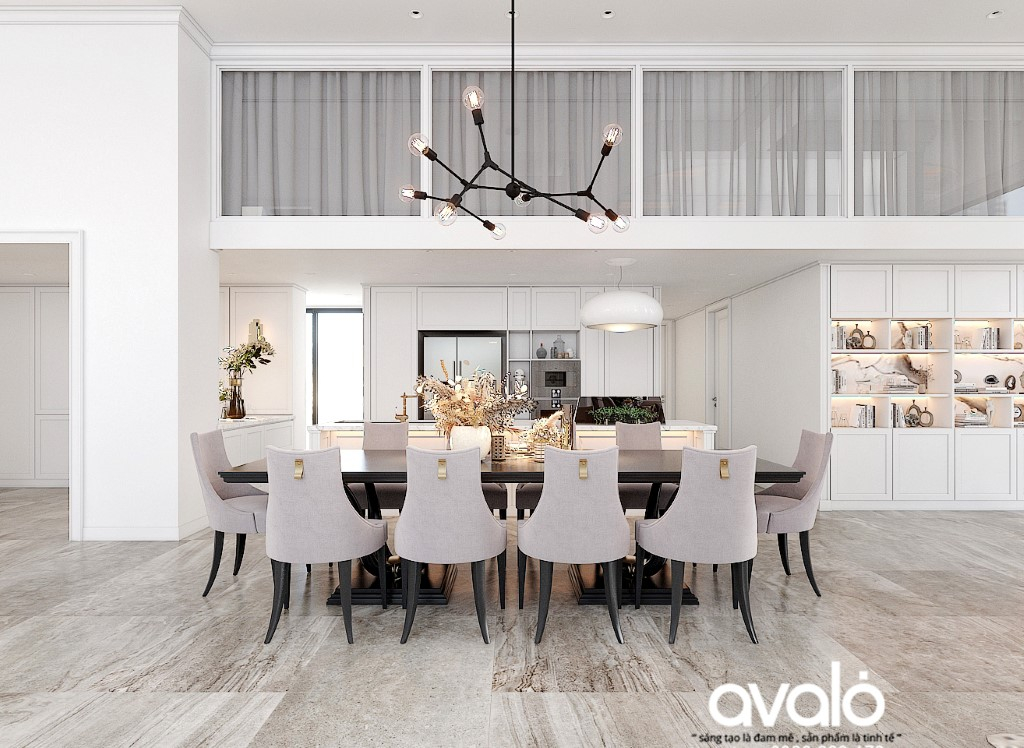 Không gian nội thất căn hộ chung cư hiện đại mang đến cảm giác nhẹ nhàng