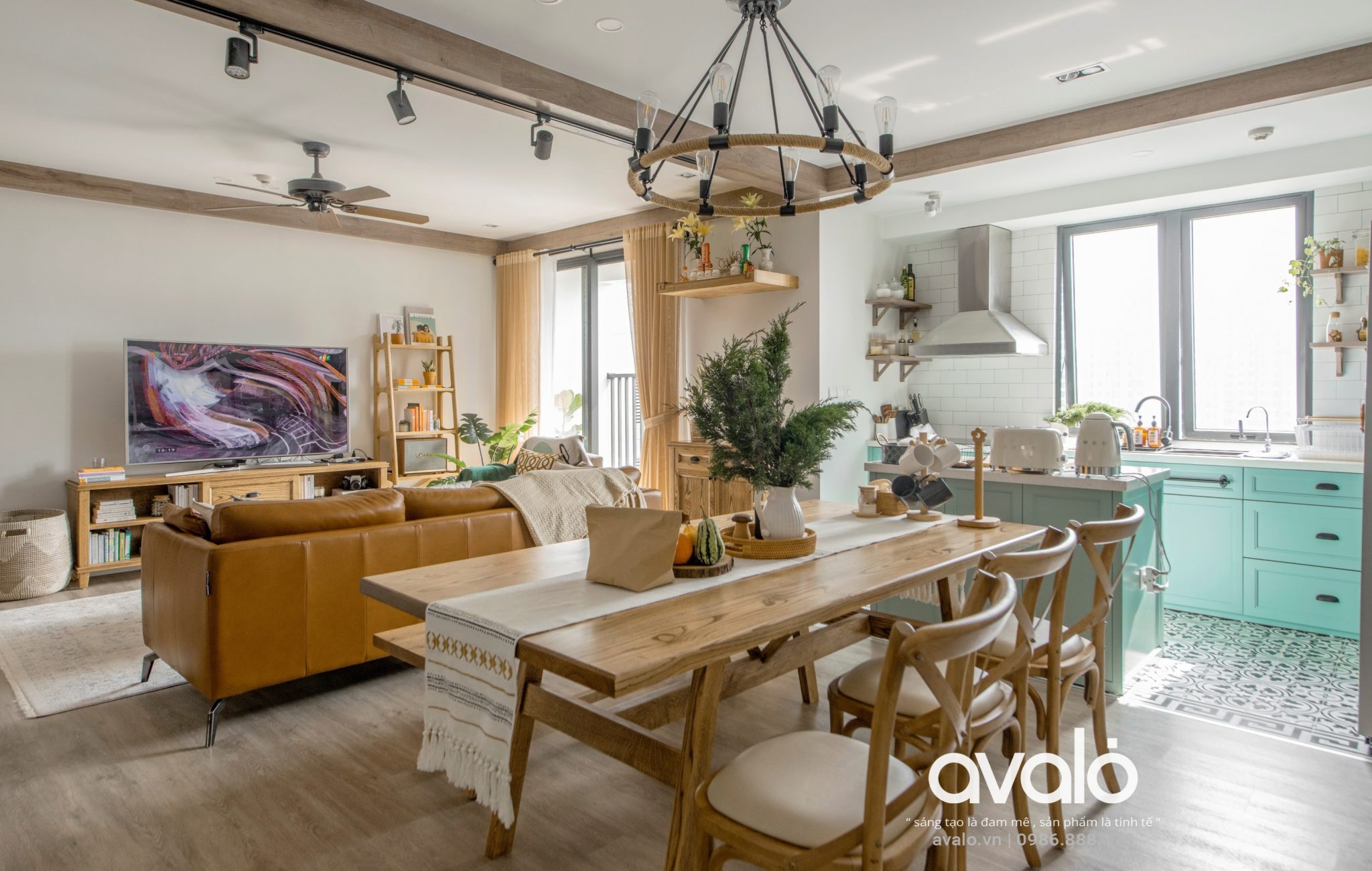 Nội thất phong cách Bắc Âu mang đến cảm giác gần gũi, thư giãn