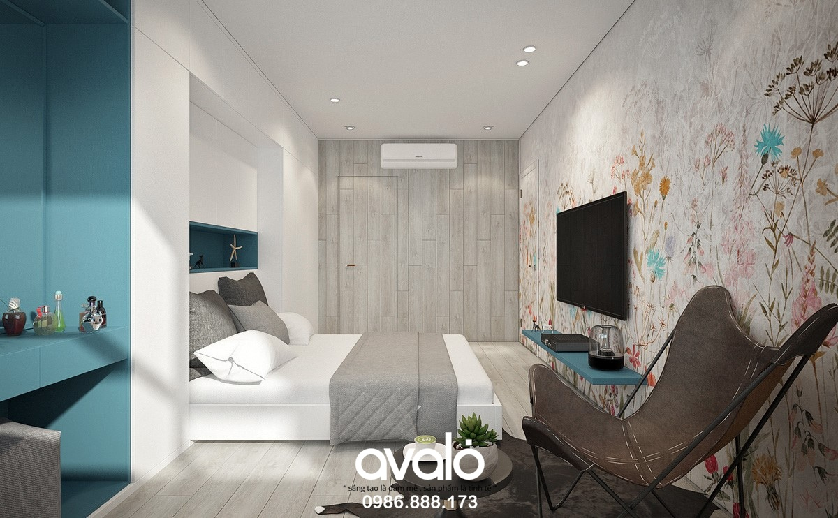 Ưu tiên sử dụng đường nét sạch sẽ và hình khối đơn giản