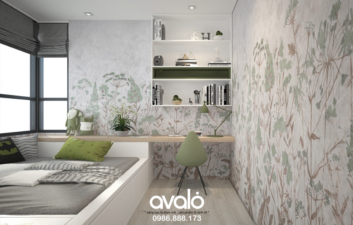 thiet ke noi that chung cu 40m2 2 55166 Phong cách thiết kế nội thất hiện đại được yêu thích cho các căn chung cư