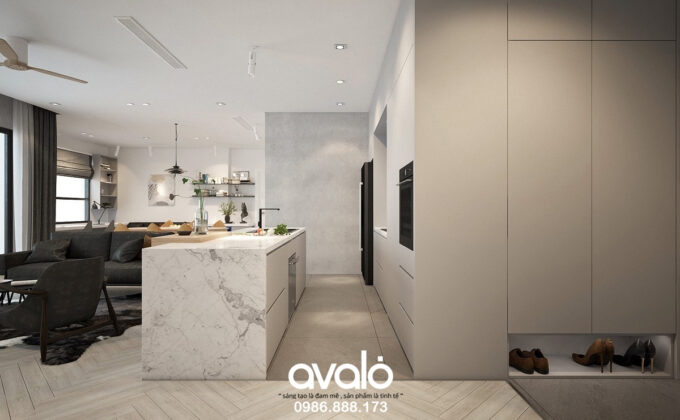 Bí quyết thiết kế nội thất chung cư 70m2 đẹp, tiện nghi