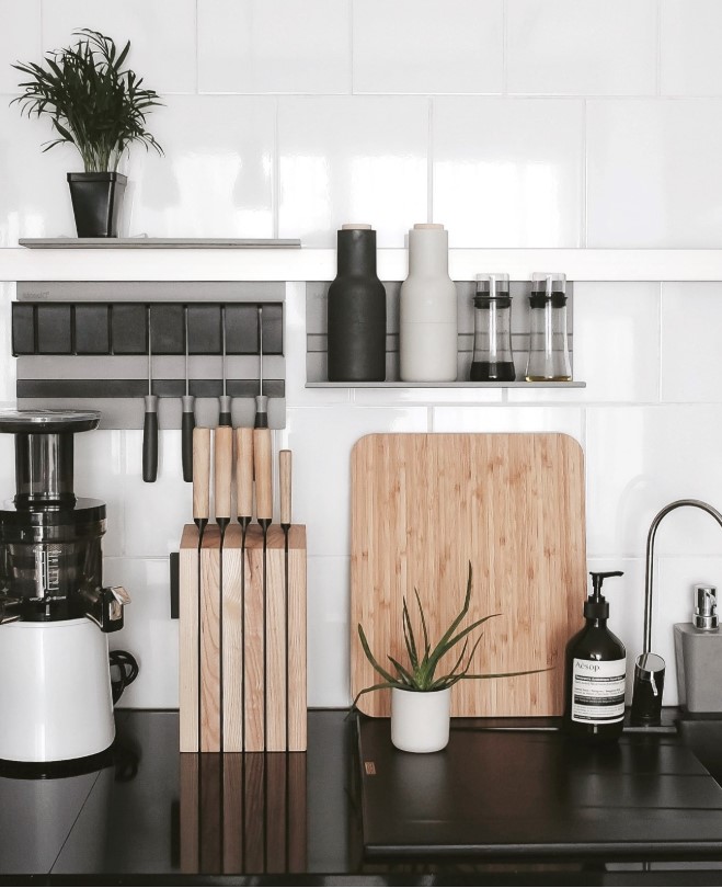 thiet ke noi that chung cu 70m2 4 52454 Mọi không gian đều có sự xuất hiện của cây xanh