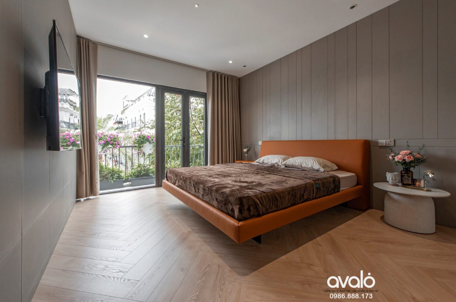 thiet ke noi that chung cu 75m2 2 89246 Phong cách tối giản tạo nên không gian sống thoáng đãng