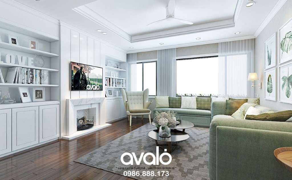 thiet ke noi that chung cu 75m2 45156 Thiết kế nội thất chung cư 75m2 phong cách hiện đại