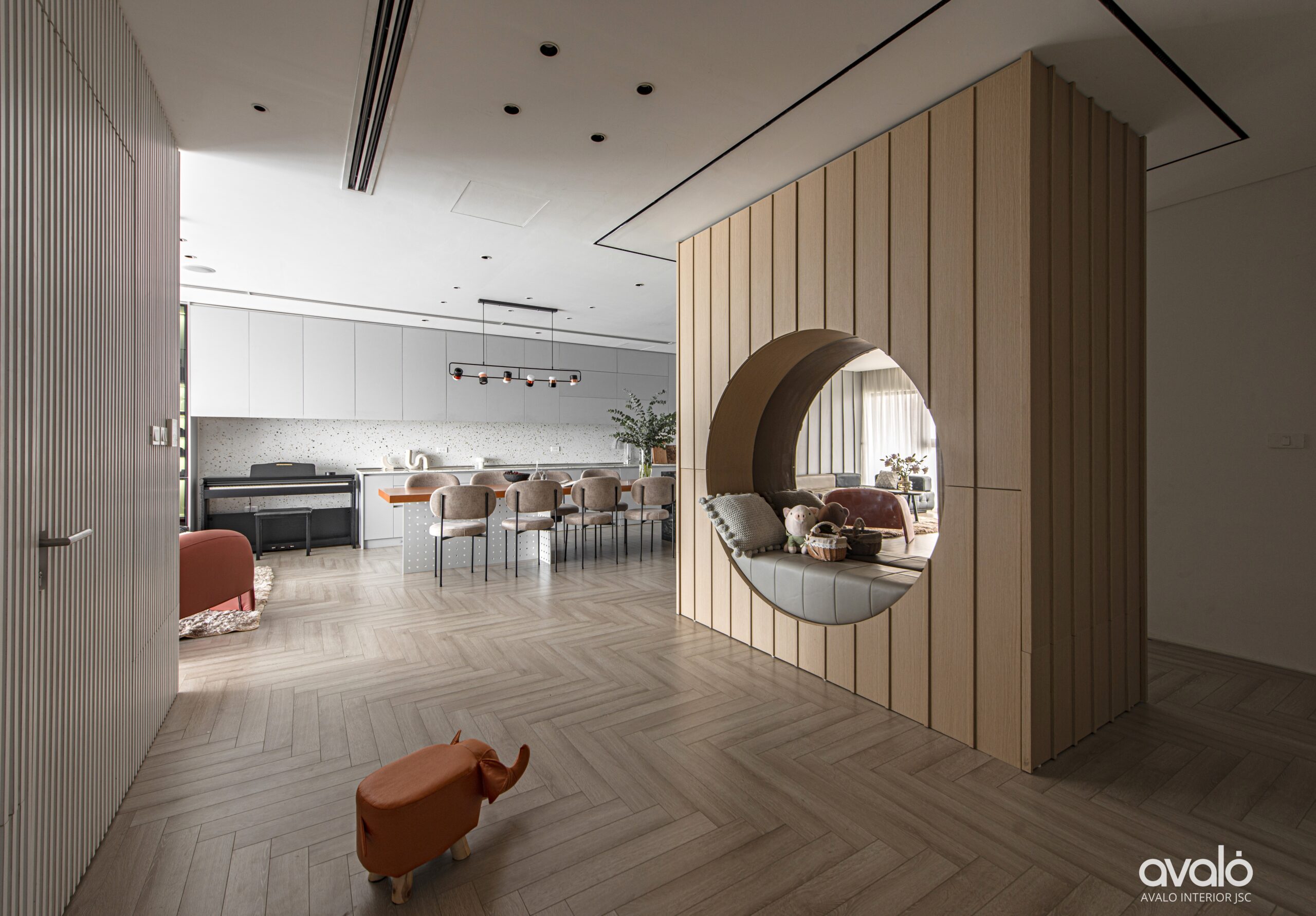 thiet ke noi that chung cu hien dai 1 16011 scaled Thiết kế nội thất chung cư hiện đại đơn giản nhưng tiện nghi đầy đủ