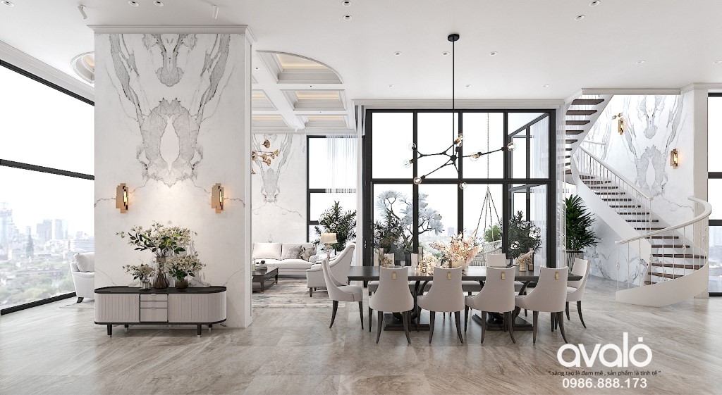 thiet ke noi that chung cu hien dai 2 83673 Thiết kế nội thất chung cư hiện đại Luxury đem lại không gian sống đẳng cấp